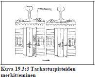 33(41) 6.3 Massanvaihtotyö Liikennekatkon alettua aloitetaan työ katkaisemalla pääraiteen kiskot.