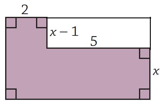 4. a) A: (x ) + 5x + x = x + 5x + x = 9x B: 7x + (x ) = 7x + x = 9x C: 7(x + x ) 5(x ) = 7x + 7x 7 5x + 5 = 9x b) Kuvion voi jakaa suorakulmioihin eri