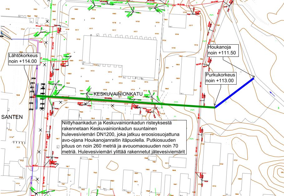 6.5.2016 31 (44) kuormituksen todennäköinen pienentyminen, kun Tauskonojan virtaamaa ei enää johdeta Deleten tontin läpi.