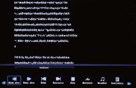 Merkistö: Valitse vaihdettava merkistökirjasto katseltavan elokuvan tekstitykseen, kuten Länsi-Eurooppa (Windows).