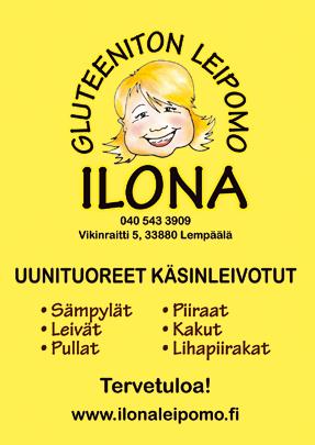 Hannun 100% Gluteeniton hannungluteeniton.fi, freefromg.fi Myymälät: Kauppanummenkuja 3, 01900 Nurmijärvi p. 040 74 000 89 Välskarinkatu 14, 60320 Seinäjoki p.