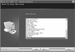 Älä käytä mitään tietokoneen toimintoa asennuksen aikana. 1 Laita CD-ROM-levy levyasemaan. 4 Määritä videojärjestelmä. 5 Asennuksen jälkeen näkyviin tulee [Readme. txt].