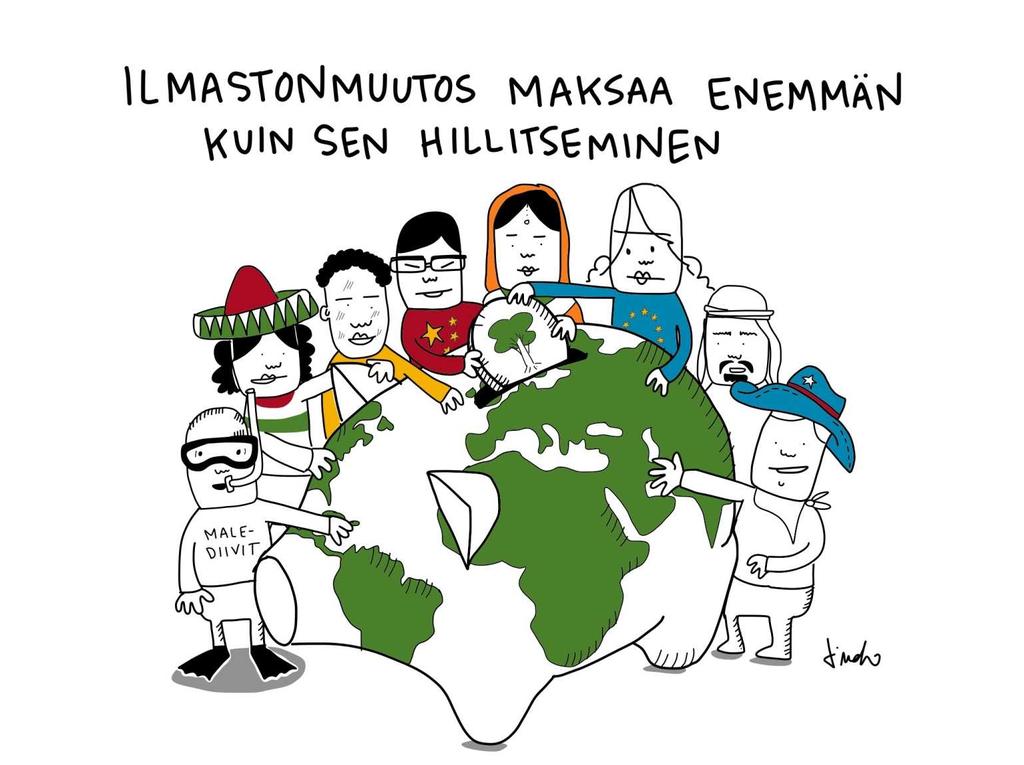 vähintään 55 maata ja 55 % päästöistä sovelletaan 2020 jälkeen Pariisin
