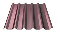 Materiaalin vahvuus 0.45; 0.50 mm Minimikaltevuus 1:5* 3.8; 4.