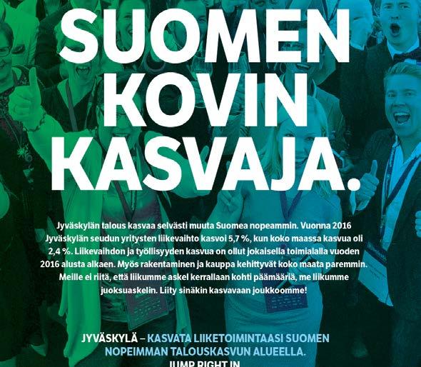 Elinkeinomarkkinointi tarjoaa tietoa Jyväskylän elinkeinoelämästä, kärkialoista, kaupunkikehittämisalustoista, kehityshankkeista, menestystarinoista ja Jyväskylän elinkeinoelämän ajankohtaisista