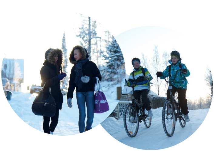 Koulumatkat aktiivisisesti (< 5 km)