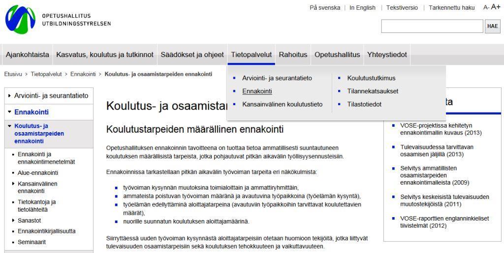 Julkaisu Opetushallituksen internetsivuilla http://www.oph.