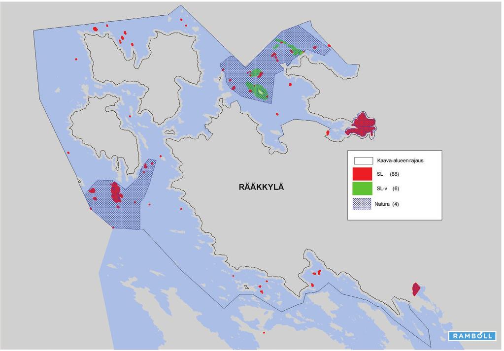 Kaava-alueen rajaus RÄÄKKYLÄ MY (302) MY-1 (18) ge (11) luo (3) pv (4) Kuva 19.