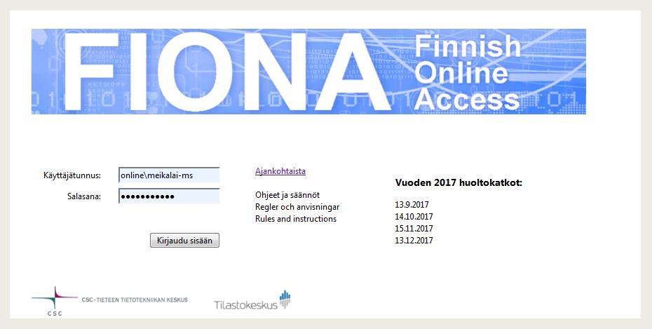 23 nimetään SISU-mallin käyttäjät, joita voi olla yksi tai useampi henkilö. SISU-mallin käyttäjillä on oltava käyttöluvat SISU-mallissa käytettäviin mikroaineistoihin.