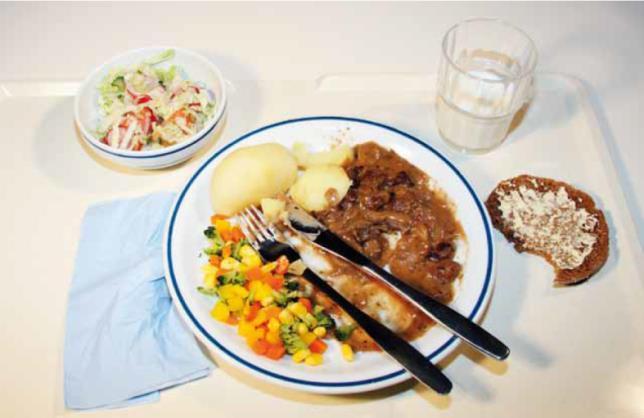 Kuntoutuskeskuksessa: runsasenerginen ruokavalio Kotona asuvan ohjaus: Onko 5-6 ateriaa päivässä? Onko ateriakohtaisesti syödyn ruoan ja juoman määrä pieni? Sujuuko syöminen itsenäisesti?