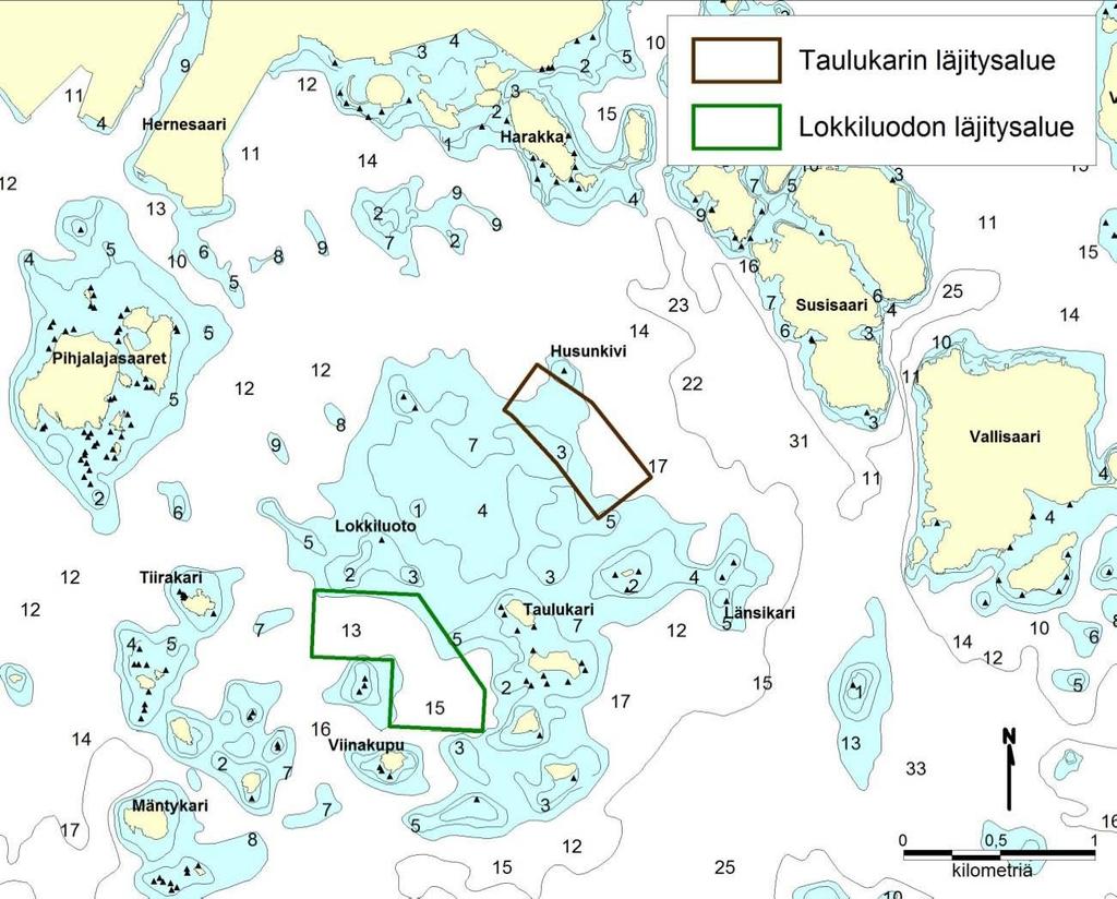 1 Taustaa Helsingin Satama suunnittelee uuden Lokkiluodon läjitysalueen perustamista Länsi- Helsingin edustalle alueelle, jota rajaavat useat luodot (kuva 1).