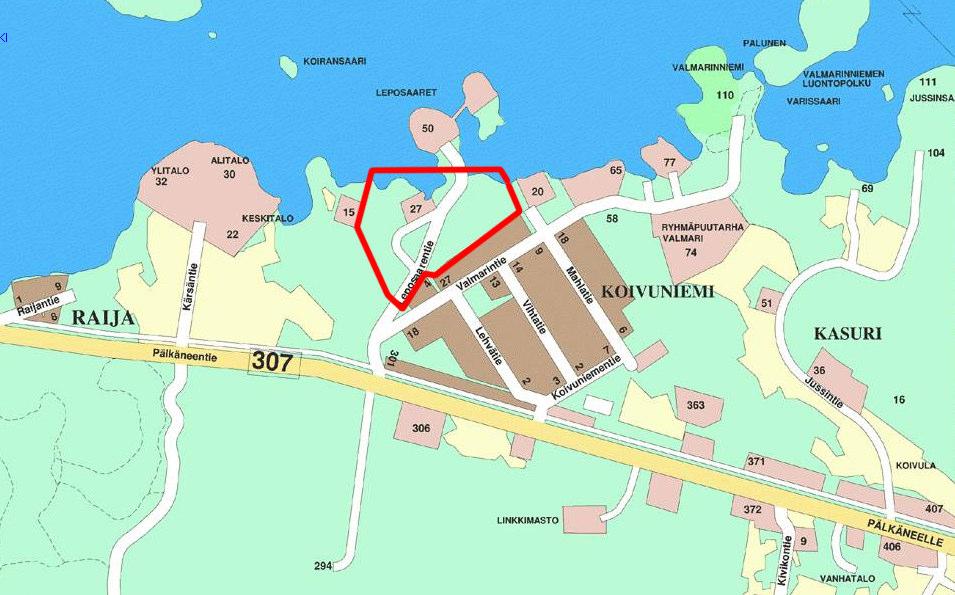 Valkeakosken kaupunki 9.8.2010 Kaavoitustoimi Sääksmäentie 2 37600 VALKEAKOSKI ASEMAKAAVAN SELOSTUS, JOKA KOSKEE 9.8.2010 PÄIVÄTTYÄ ASEMAKAAVAKARTTAA KOIVUNIEMEN ASEMAKAAVAN LAAJENNUS 1, KAAVA NRO 438 14.