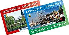 YLEISTÄ ARVOKORTEISTA Ikäryhmät Lapset alle 15-vuotiaat Nuoret 15 19-vuotiaat Aikuiset 20 vuotta täyttäneet Seniorit 65 vuotta täyttäneet Matkan hinta Arvokortilta veloitettava summa riippuu