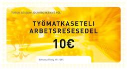 Työmatkaseteli Työmatkaseteli on helppo tapa järjestää työsuhdematkalippu.