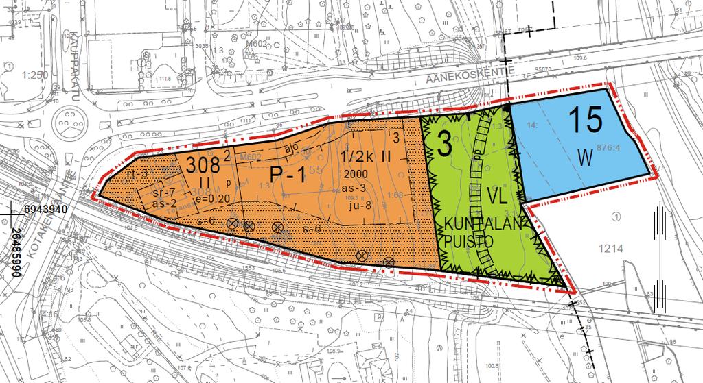 sittelyjärjestelyt. Rakennuslupavaiheessa on naapurina kuultava Keski-Suomen ELY-keskuksen liikenne- ja infrastruktuurin vastuu aluetta.