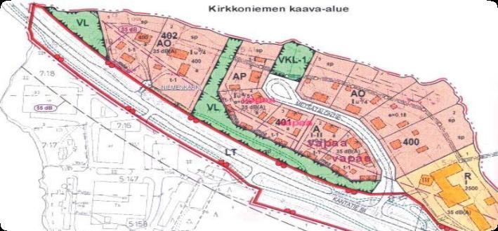 KIRKKONIEMI Kirkkoniemen alue sijaitsee Pyhännänjärven rannalla kunnan keskustaajaman välittömässä