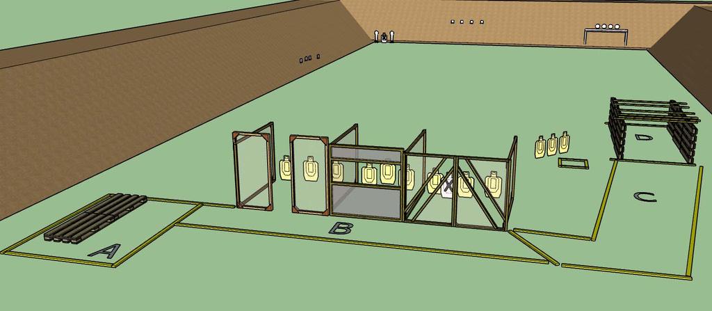 Rasti 5: Valoa tunnelin päässä (Kivääri) Kiljaisut varaston pihalta keskeyttävät leposi. Näet kaukaisuudessa kun kaksi hampuusia retuuttaa siviiliä. Tämä ei käy päinsä, onneksi aseesi on käsillä.