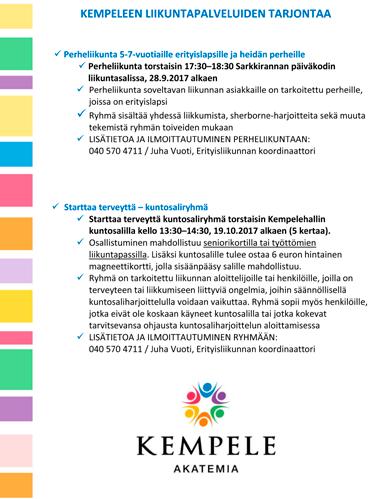 Vanhat valokuvat talteen Kempeleen kunta on kiinnostunut tallettamaan sähköisesti vanhaa Kempelettä esittäviä valokuvia. Kuvat voi toimittaa museonhoitajalle p. 044 497 2301 tai Anne Topparille p.