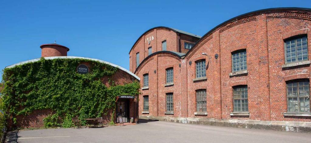 Ympäristöön sopii erinomaisesti uudet työpaikkatoiminnot kuten start-up yritykset, studiot,