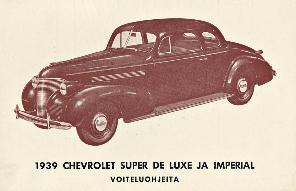 1939 CHEVROLET SUPER DE