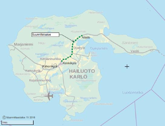 Sivu 10 TIESUUNNITELMALUONNOSTEN ESITTELYTILAISUUS Pohjois-Pohjanmaan ELY-keskus on laatimassa tiesuunnitelmaa maantielle 816 (Luovontie) välille Ailasto Keskikylä, Hailuodon kuntaan.
