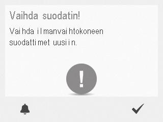 ASETUKSET Suodatinasetukset 1. Valitse Asetukset > Suodattimet. Asetukset Suodatinasetukset 3.