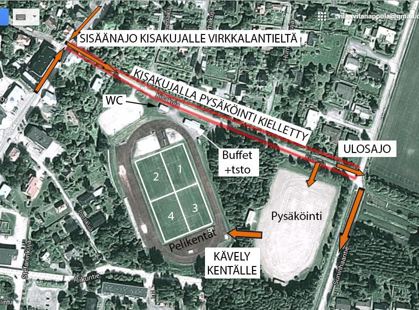 Turnaus pelataan 23.5.2015 Virkkalan keskuskentällä osoitteessa: Kisakuja 10, 08700 Lohja JAKAKAA AJO-OHJETTA AUTOLLA PAIKALLE TULEVILLE. Ajo-ohje myös netissä: http://www.venell.