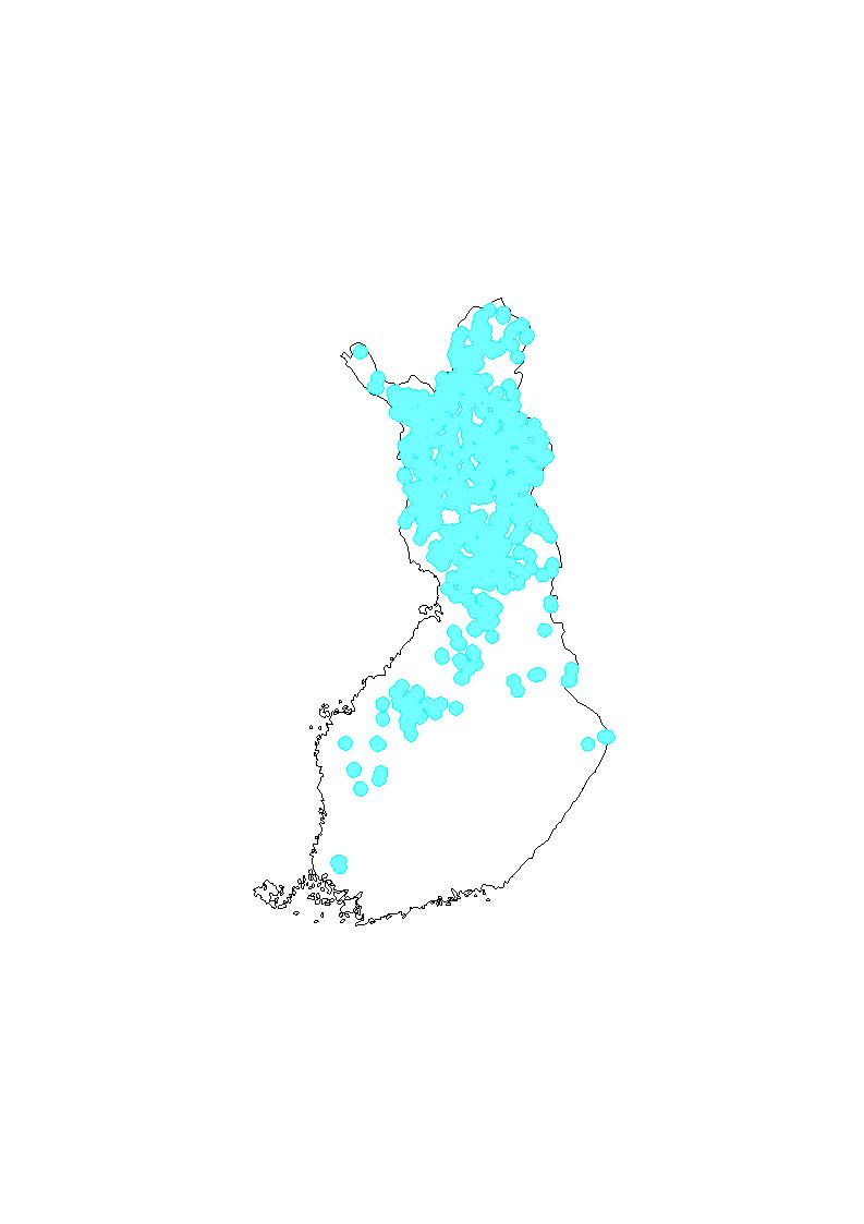 Pesimätulos 2008 Pesimätulos oli heikoin sitten vuoden 1991 ja erityisen huono se oli pohjoisimmassa Lapissa.