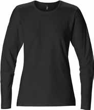 ÖKO-TEX -sertifioitu. TUOTENRO 124215. KOKO XS 3XL. MATERIAALI 95 % puuvilla, 5 % elastaani. VÄRI 900 Valkoinen, 940 Musta.