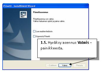 2 of 18 Jatka asennusta Seuraava painikkeesta. 1.5.