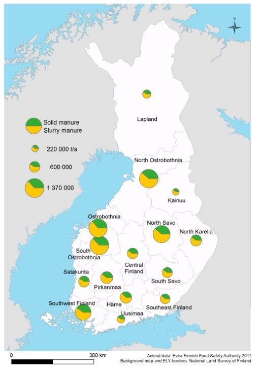 TULOKSET JULKAISTAAN LOPPUVUONNA 2013 The project is partly financed by the European Union - European Regional Development Fund Lannan biokaasupotentiaali Suomessa Teoreettinen 2.4 5.