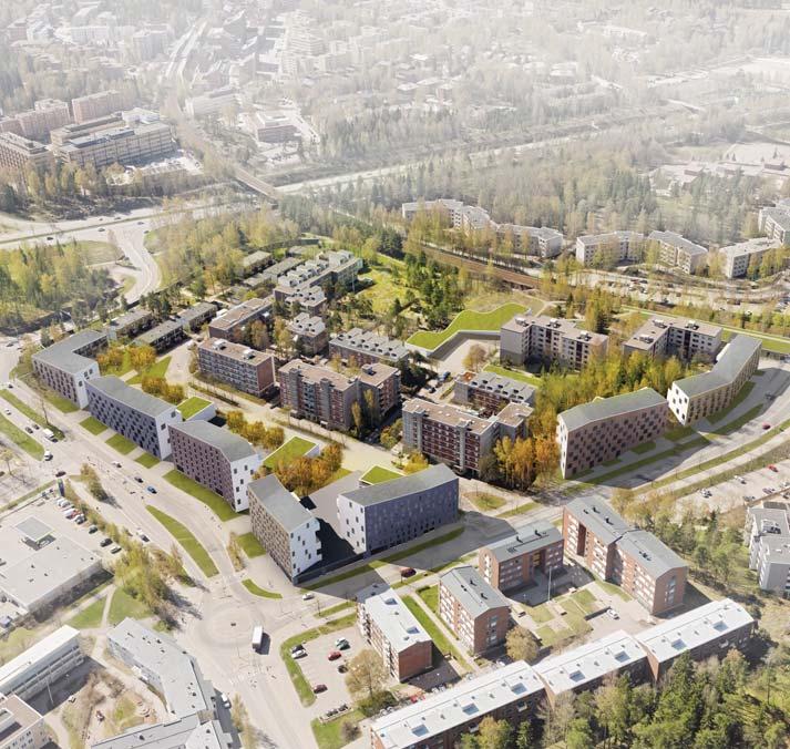 Kuva: Anttinen Oiva Arkkitehdit Oy Kannelmäki täydentyy.