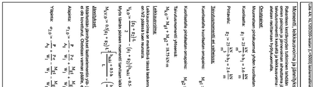 Liite 4A: KL120/200-laatan