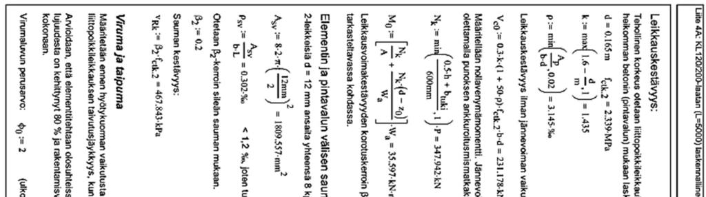 Liite 4A: KL120/200-laatan