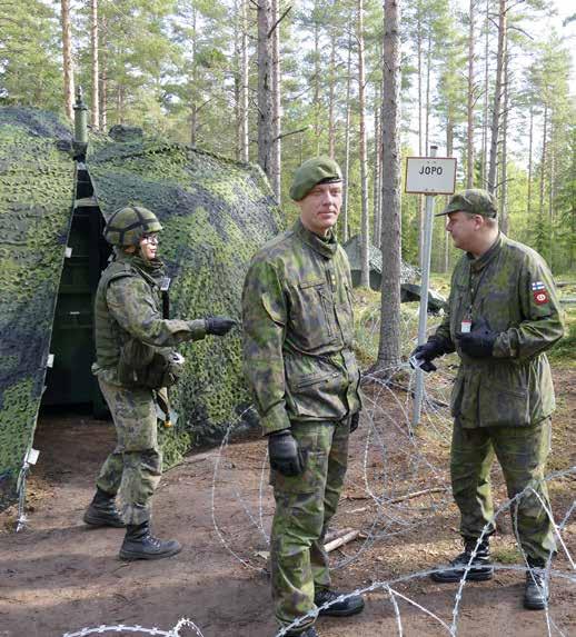 Varsinaiset Jääkäriprikaatin harjoitusyksiköt tulivat Rovaniemen ilmatorjuntapatteristosta.