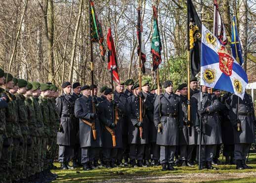 Puolustusvoimat osallistui alkuperäisessä varuskuntakaupungissa Lockstedter Lagerissa, nykyisessä Hohenlockstedtissa, järjestettyihin juhlallisuuksiin noin 120 henkilön osastolla.