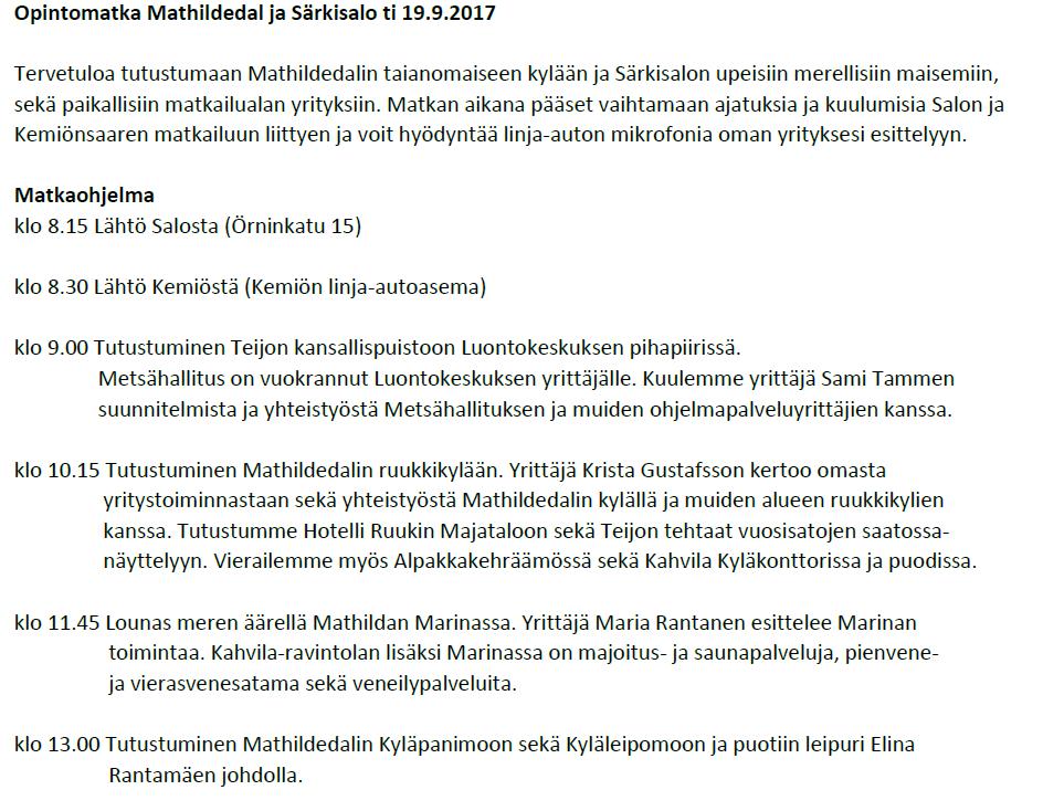 Opintomatka