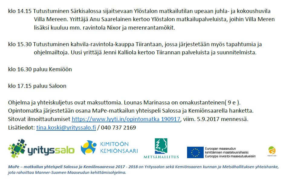 Särkisalossa 19.