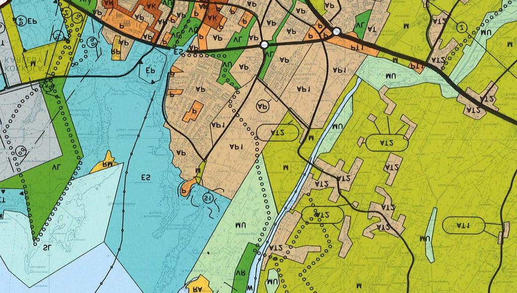 Liite 2, Ote yleiskaavasta, Yleiskaava 2010 Bilaga 2, Utdrag ur Karleby generalplan 2010 ASEMAKAAVATYÖN INTERNET