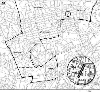105. TAULUTIE, UUDENTUVANTIE PUISTOKAISTA pinta-ala 722 m² rekisterinumero 46051 hoitoluokka A3 osoite Taulutie, Uudentuvantie kaavamerkintä P (puisto) suunnittelija - luonnonhoidon kuvio - Kapea