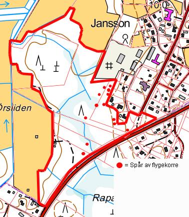 6, KV 07-06-05 8:00 / :s bilaga: Liite 6 B, kv 5.6.07 3. Förekomst av flygekorre BILAGA LIITE Inom det inventerade området förekommer flygekorre.