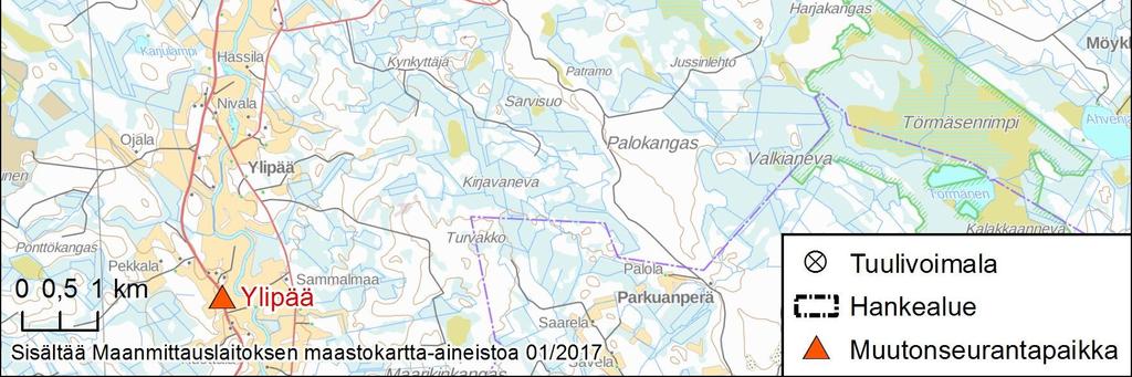 Havainnointiajankohdat ajoitettiin tarkasteltavien lajien muuton kannalta järkevästi.