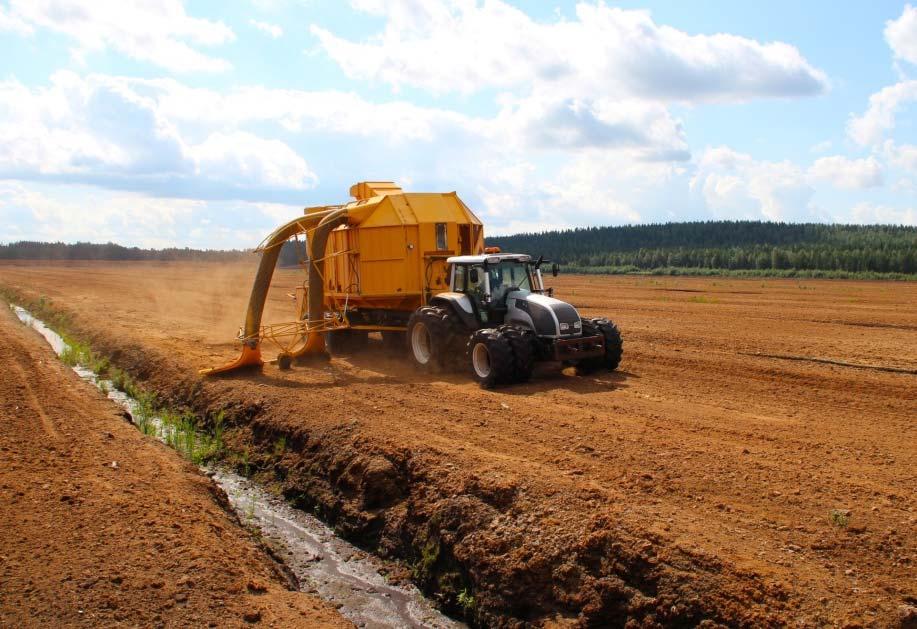 pääasiassa metsäojitetuilla turvemailla Vapolla ei ole