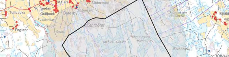 Liikenne Valtatie 8 kulkee lounas-koillissuunnassa lähimmillään noin seitsemän kilometrin etäisyydellä hankealueen länsipuolella.