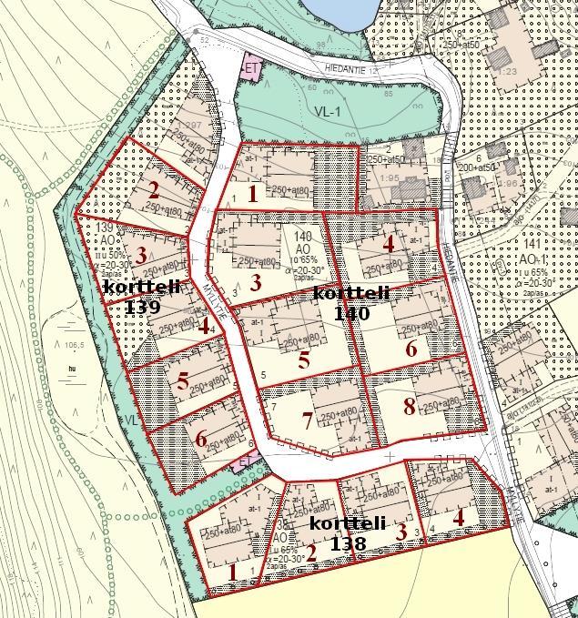 Kautunharju MYLLYKORTTELI Ote asemakaavasta (Kautunharjun asemakaava, hyv. 20.6.