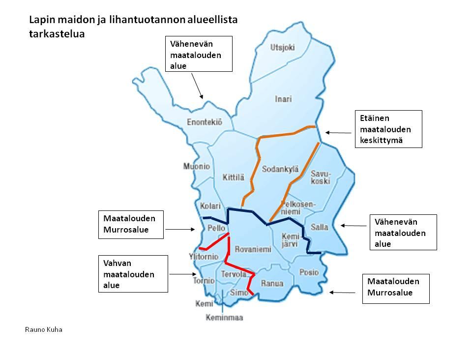 kg Liha 52 kpl lihaa 1,05 milj. kg Tiloja yht. 479 kpl Vahva alue Maito 117 kpl maitoa 40,6 milj.