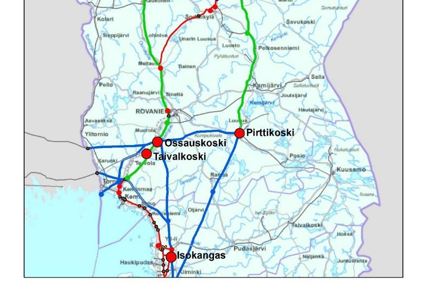 Palvelutoimittajat tekivät 575 henkilötyövuotta Fingridin työmailla (593 vuonna 2015).