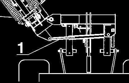 Tämän jälkeen teräpalkki voidaan viedä hydraulisesti takaisin työasentoon. Käytä tällöin kaksitoimista ohjausventtiiliä (ST).