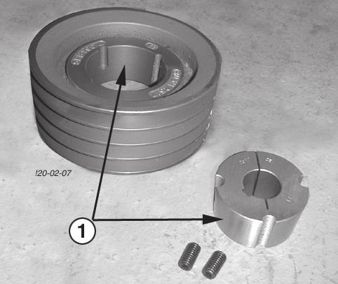 TAPER SCHEIBE Montageanleitung für Taper Spannbuchsen Einbau 1.