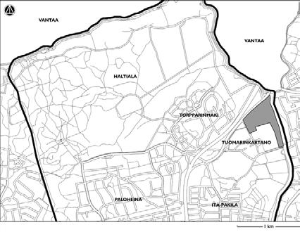 4. SUUNNITELMA VUOSILLE 2004-2013 pinta-ala 185 275 m² rekisterinumero 47039, 47050 (osa) hoitoluokka B1 (166 014 m²) B2 (19 261 m²) osoite Tuusulantie kaavamerkintä E/s (erityisalue) perustamisvuosi